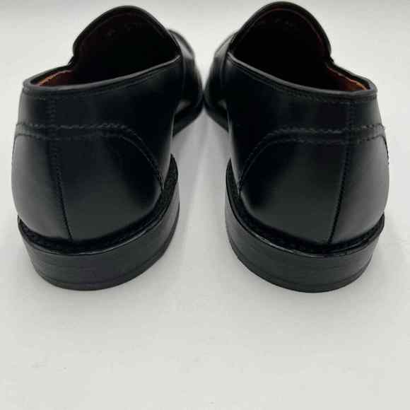 Allen Edmonds 10.5 C RANDOLPH 4809 Black Leather Penny Loafers Dress Shoes Mens main image 6